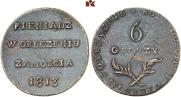 6 groszy 1813 year