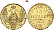 5 roubles 1845 year