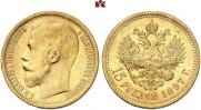 15 roubles 1897 year