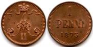 1 пенни 1873 года