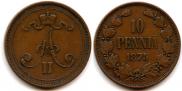 10 pennia 1875 year