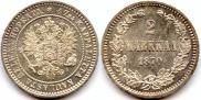 2 markkaa 1870 year