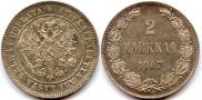 2 markkaa 1907 year