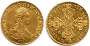 10 рублей 1781 года