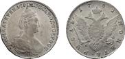 1 rouble 1782 year