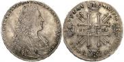 1 рубль 1728 года