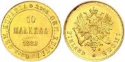 10 markkaa 1882 year