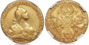 10 рублей 1768 года