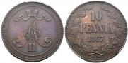 10 pennia 1867 year
