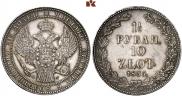 1,5 roubles - 10 złotych 1835 year