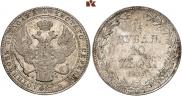 1,5 roubles - 10 złotych 1836 year
