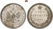 25 kopecks 1866 year