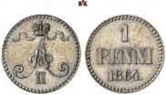 1 penni 1864 year