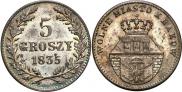 5 groszy 1835 year