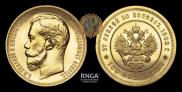 37,5 roubles - 100 francs 1902 year