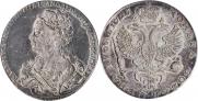 1 рубль 1726 года