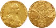 10 roubles 1774 year