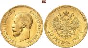 10 roubles 1901 year