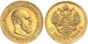 10 roubles 1886 year