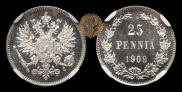 25 pennia 1909 year