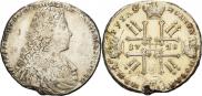 1 рубль 1728 года