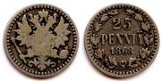 25 пенни 1868 года