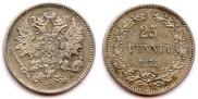 25 пенни 1875 года