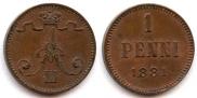 1 penni 1881 year