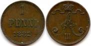 1 пенни 1882 года