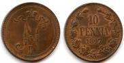 10 pennia 1897 year