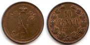 10 pennia 1910 year