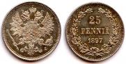 25 pennia 1897 year