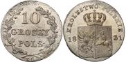 10 groszy 1831 year