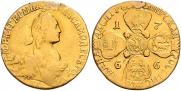 10 рублей 1766 года