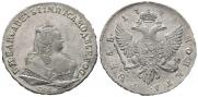 1 rouble 1744 year