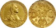 10 roubles 1764 year