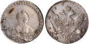 1 рубль 1757 года