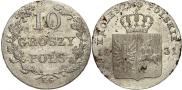 10 groszy 1831 year