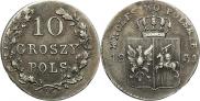 10 groszy 1831 year