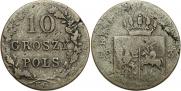 10 groszy 1831 year