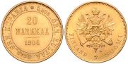 20 markkaa 1904 year