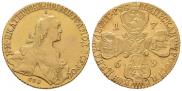 10 roubles 1769 year