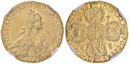 5 roubles 1768 year