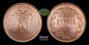 10 pennia 1914 year