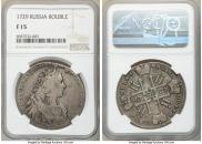 1 рубль 1729 года
