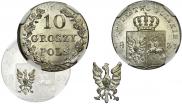 10 groszy 1831 year