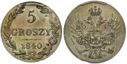 5 groszy 1840 year