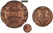 1 grosz 1839 year