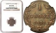 1 grosz 1839 year