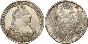 1 rouble 1737 year